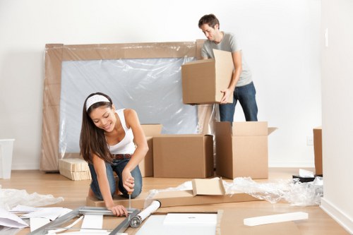 Holloway Removals team preparing for a move