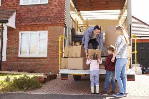 Holloway Removals team preparing for office relocation