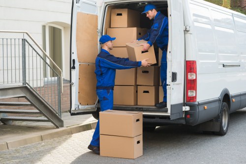 Holloway Removals team assisting clients