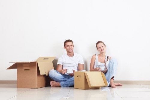 Happy family after a successful move with Holloway Removals
