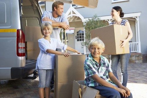 Satisfied customers after a successful move
